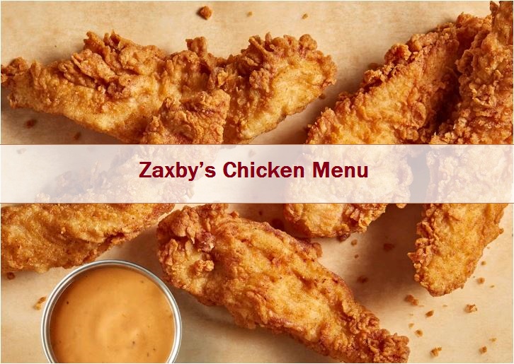 Zaxby’s Chicken Menu