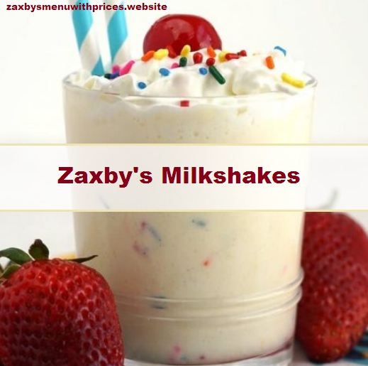 Zaxby's Milkshakes
